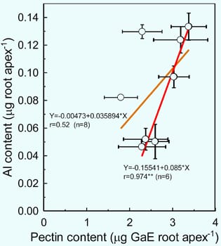 Cell-wall pectin and Al resistance