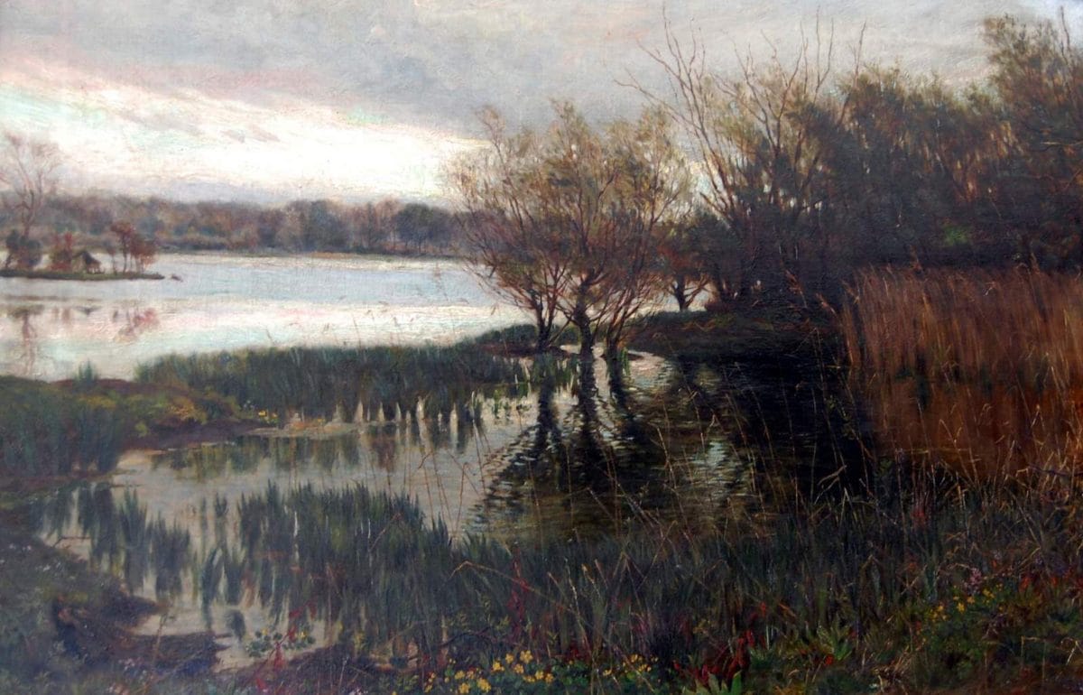 Gosforth Lake, by Ralph Hedley