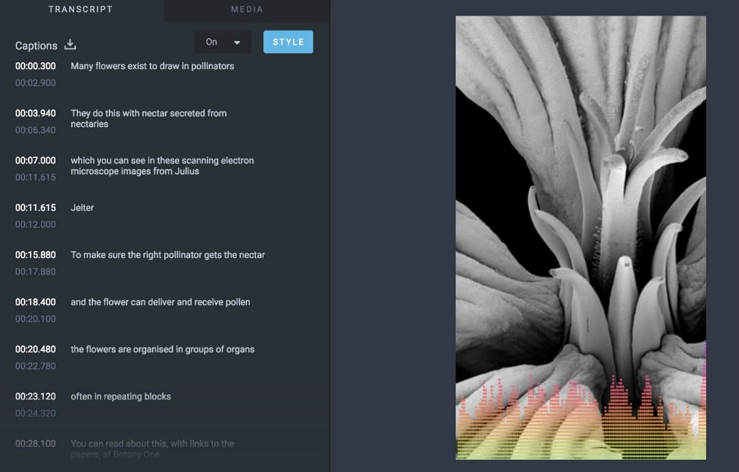 Headliner Video, a podcast tool that could help botanists produce video