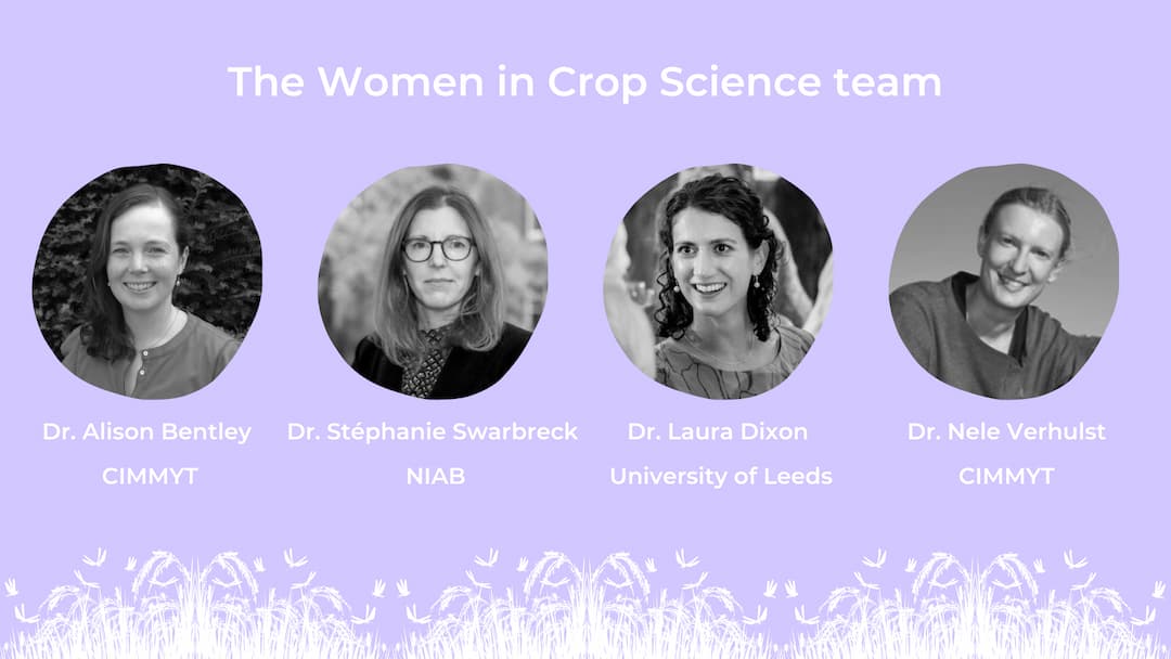 Four photos of women in artistic black and white.