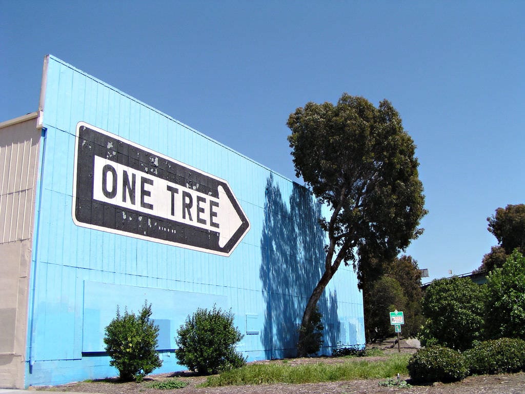 A well-labelled tree.