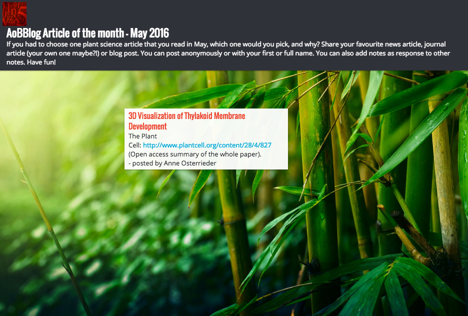 AoBBlog Padlet Highlights May 2016
