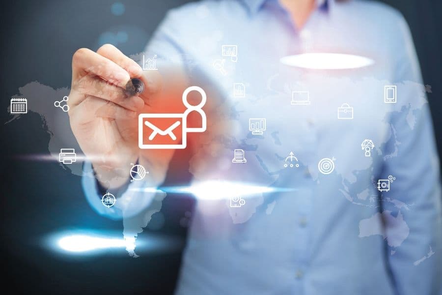 Just a picture of some email