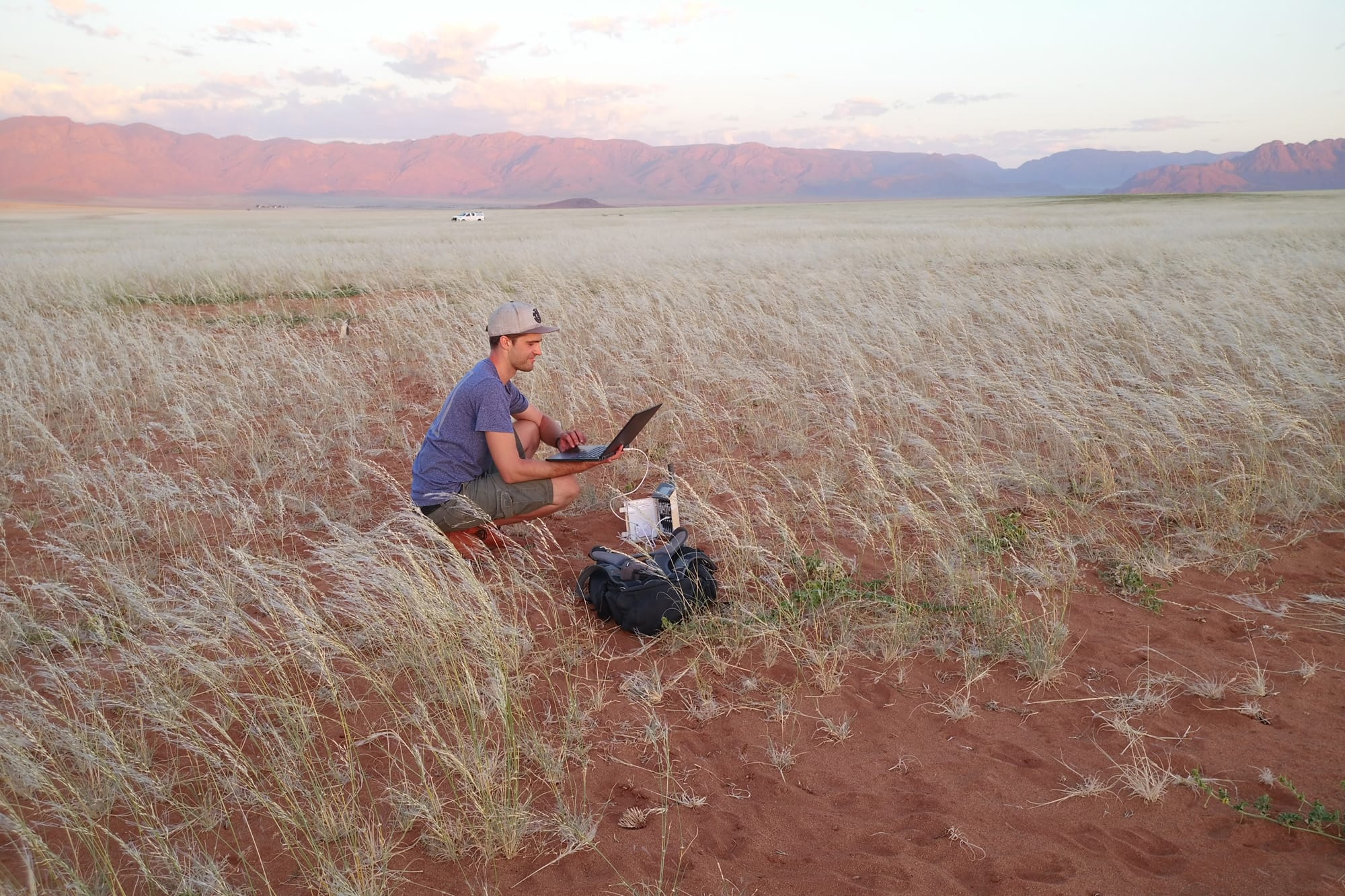Botanists investigate fairy circles in the desert
