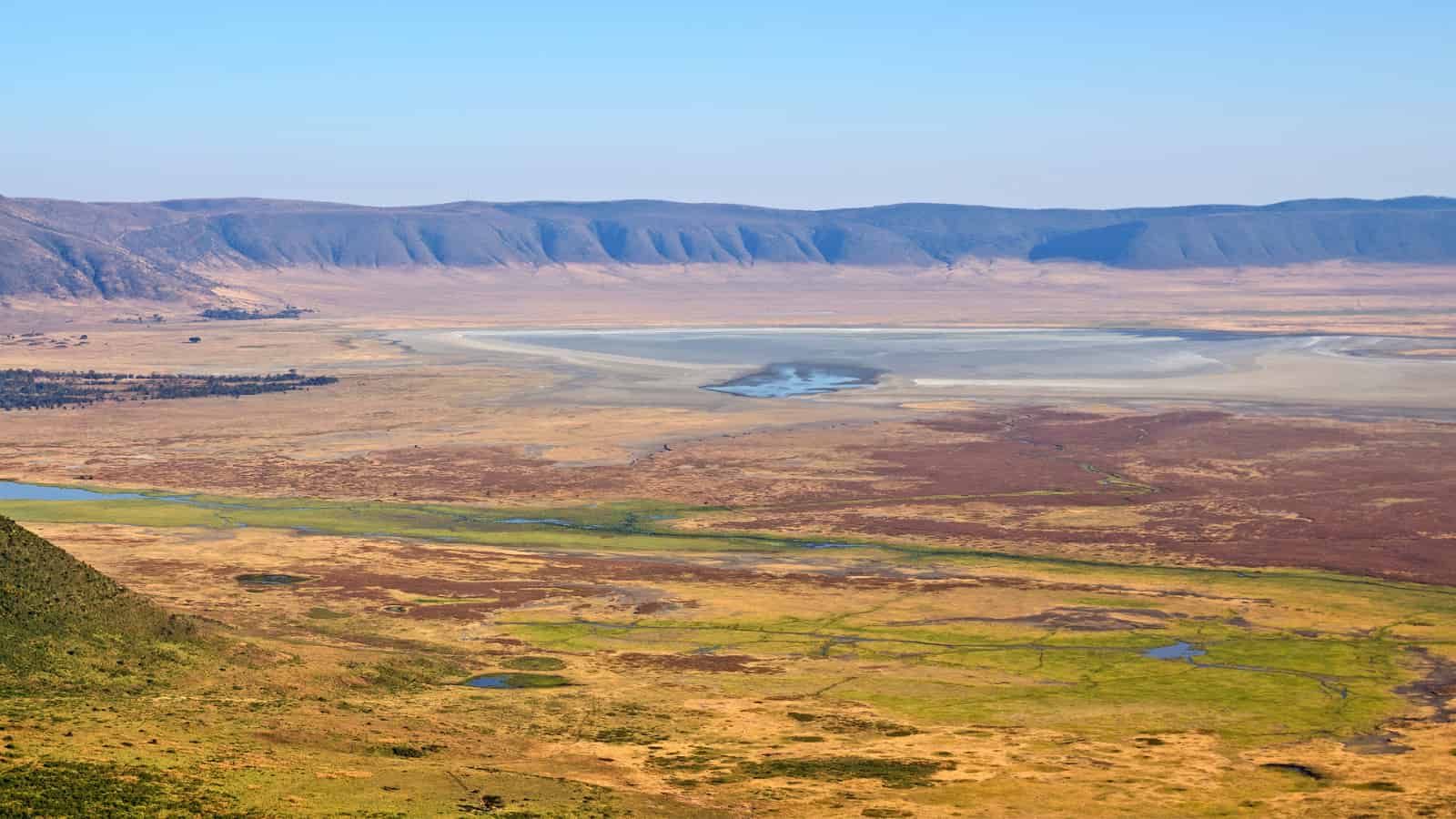 The Ngorongoro crater in Tanzania