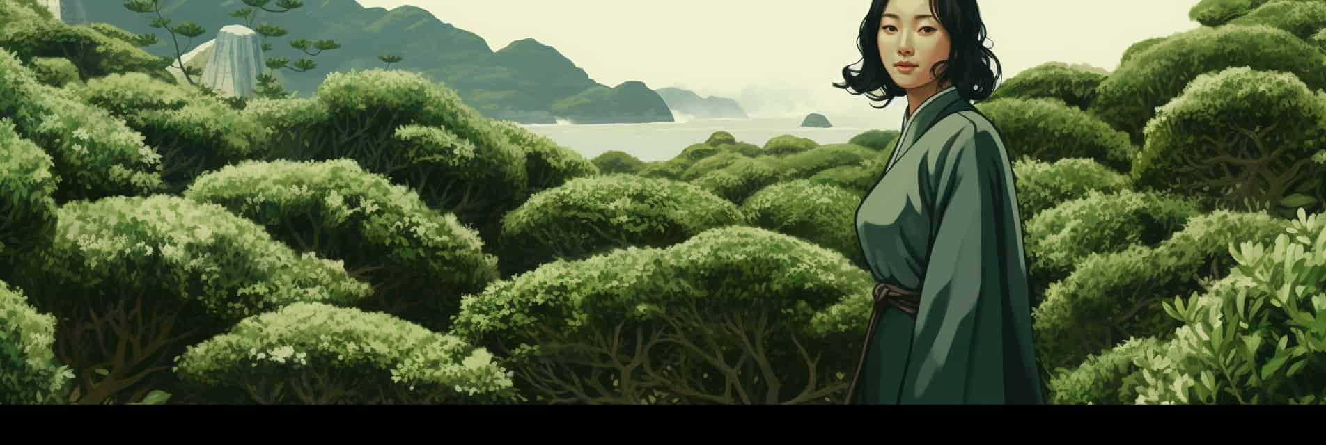 A digital painting of Daphne kiusiana.