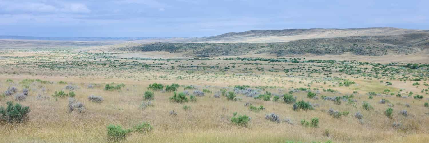 A view across the prairie of Nebraska.